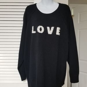 Nwot Torrid cute love sweater never worn